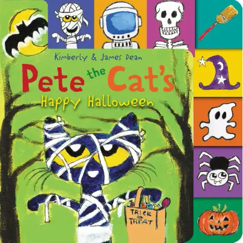 Pete the Cat's Happy Halloween: A Tabbed Board Book for Kids