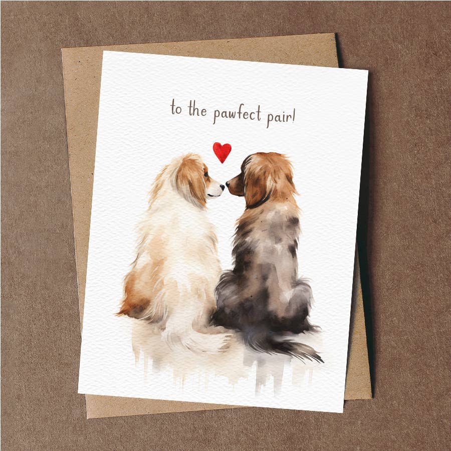 To the Pawfect Pair | Card for Couple