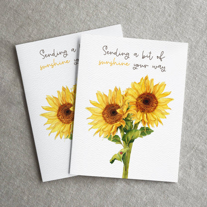 Sending Sunshine, Thinking of You, Sunflowers, Sympathy