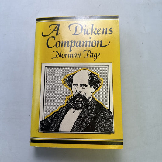A Dickens Companion by Norman Page