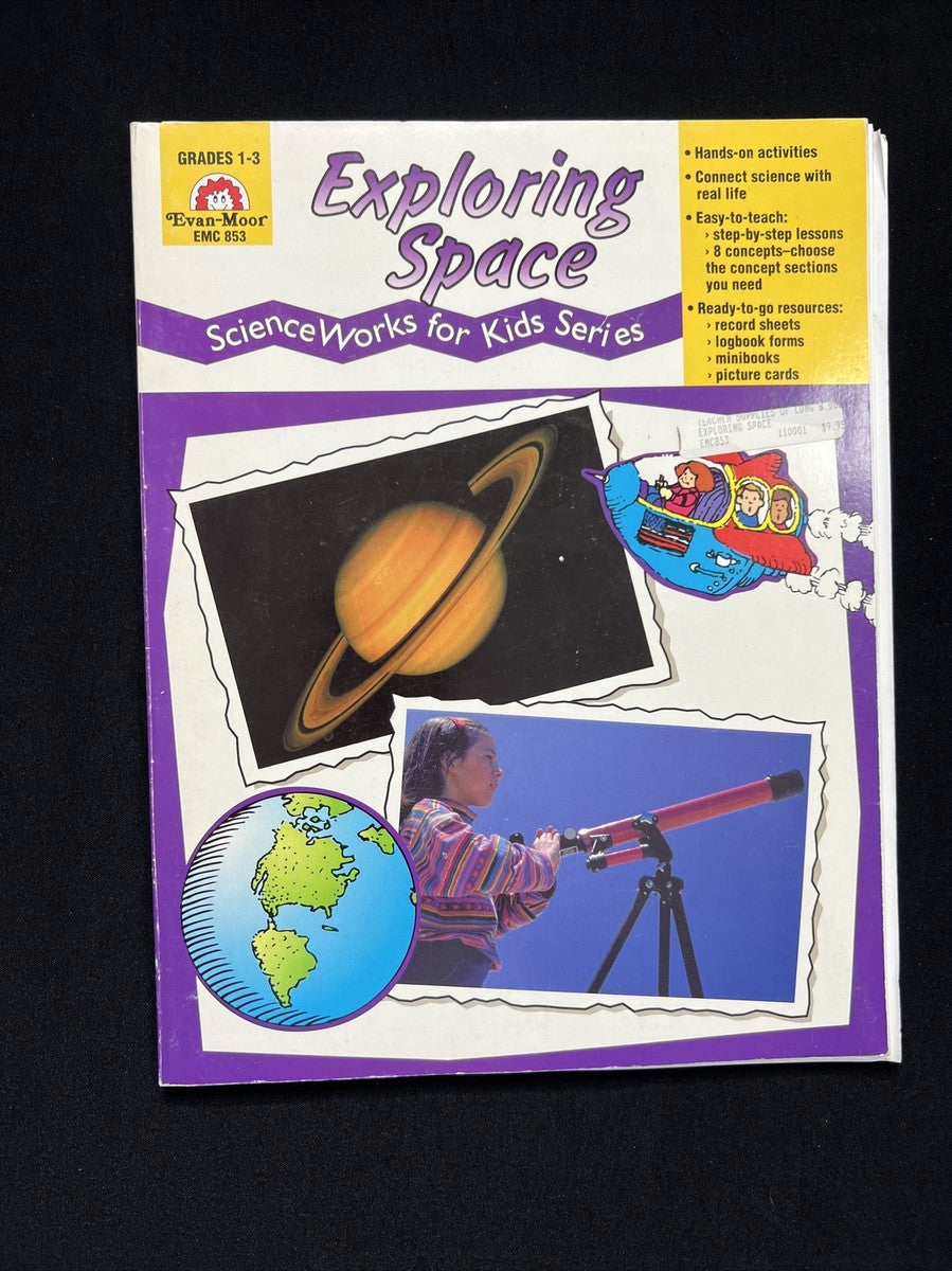 Exploring Space, Grades 1-3 (Scienceworks for Kids series) by Evan-Moor Educational Publishers